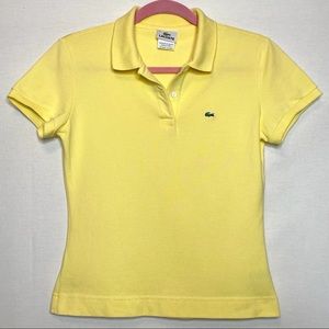 LACOSTE light yellow polo 🐊💛